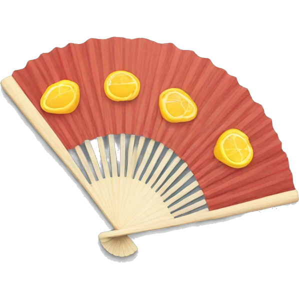 Hand fan emoji