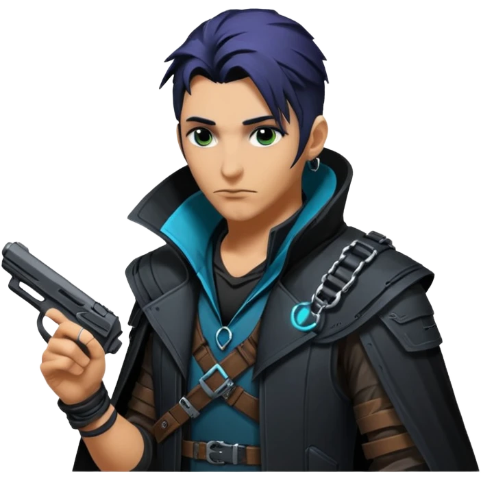 shadowrun technomancer raven male emoji