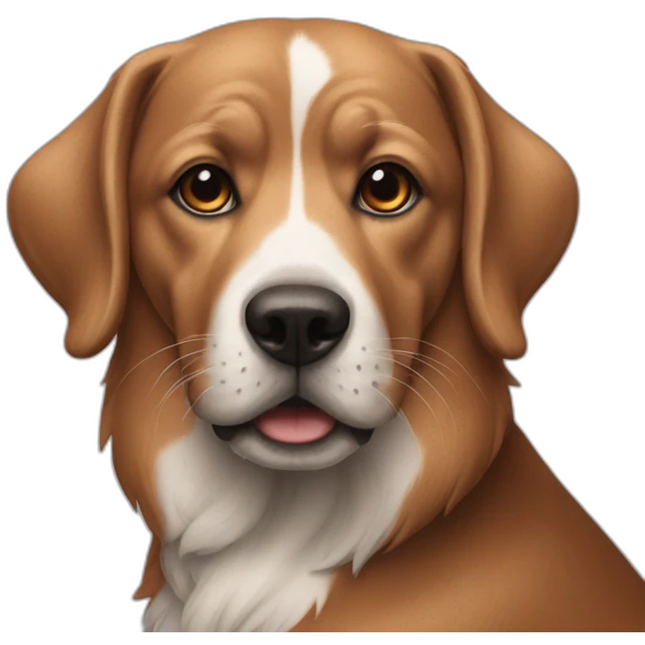 Chien rouge emoji