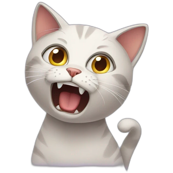 cat being scared emoji