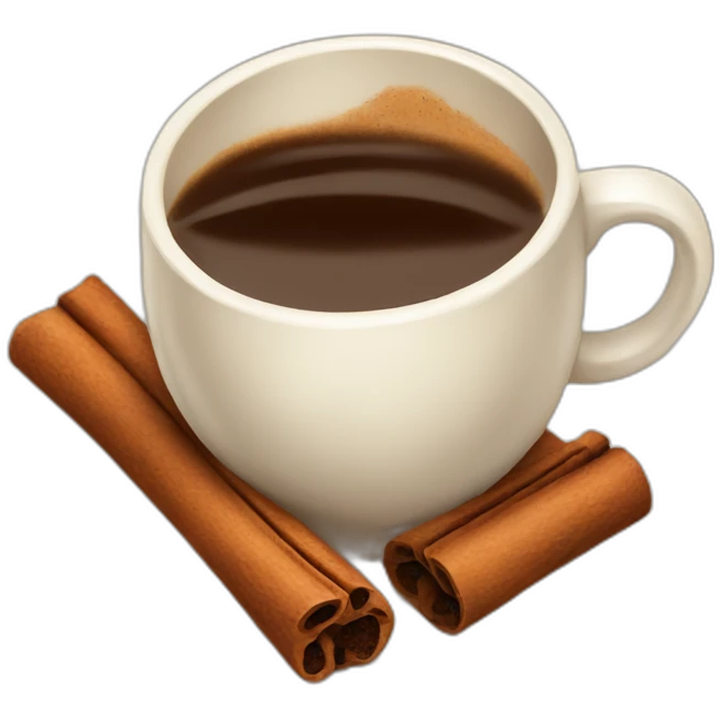 Coffee with cinnamon  emoji