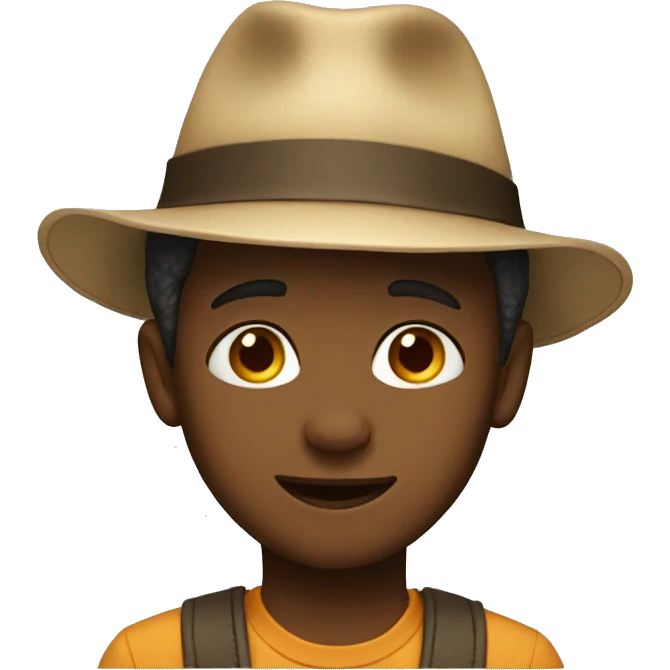 Boy with a hat emoji