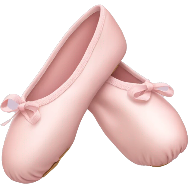 Pale pink ballet shoes emoji
