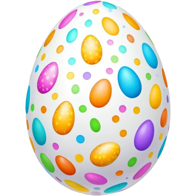 Beautiful Easter egg emoji