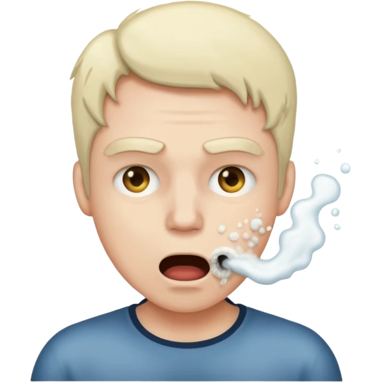 frothing at the mouth emoji