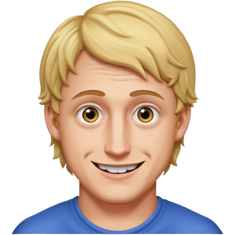 Logan Paul with a creepy smile emoji