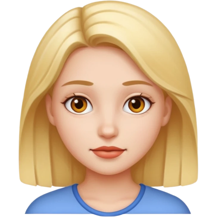 una chica emoji