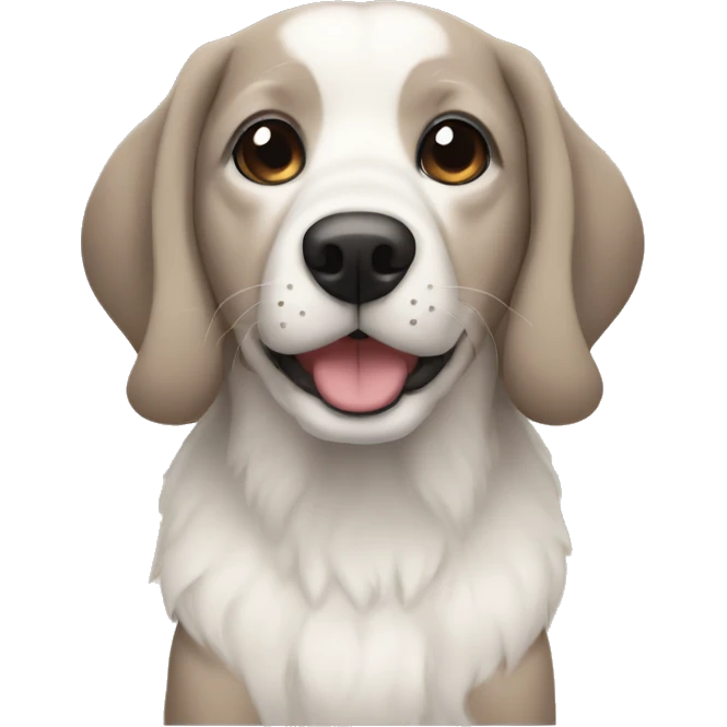 Cachorro na grama  emoji
