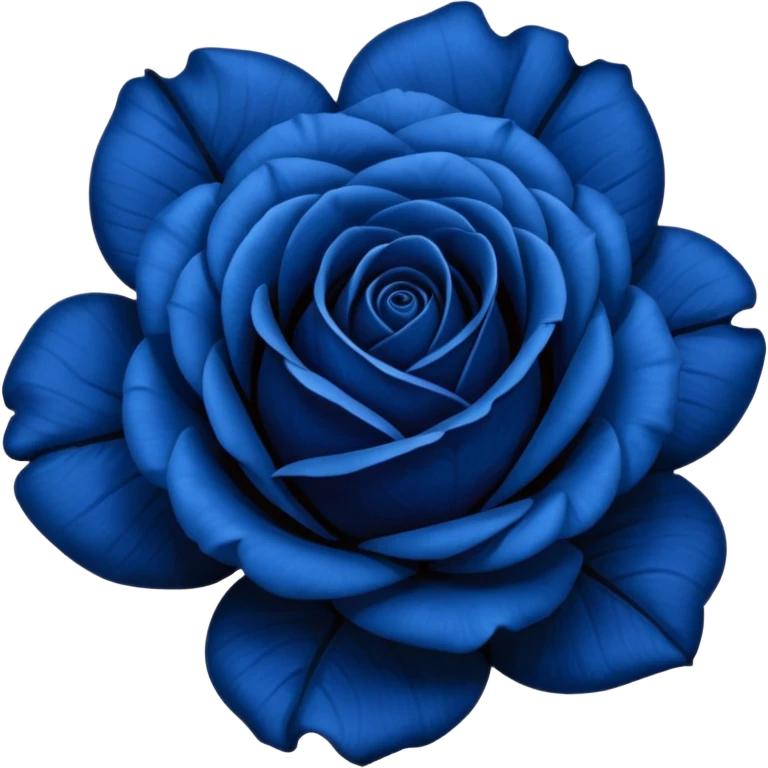 Dark Blue rose emoji