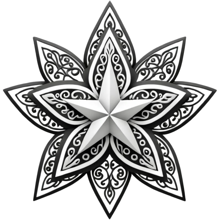  calligraphy star drawing emoji