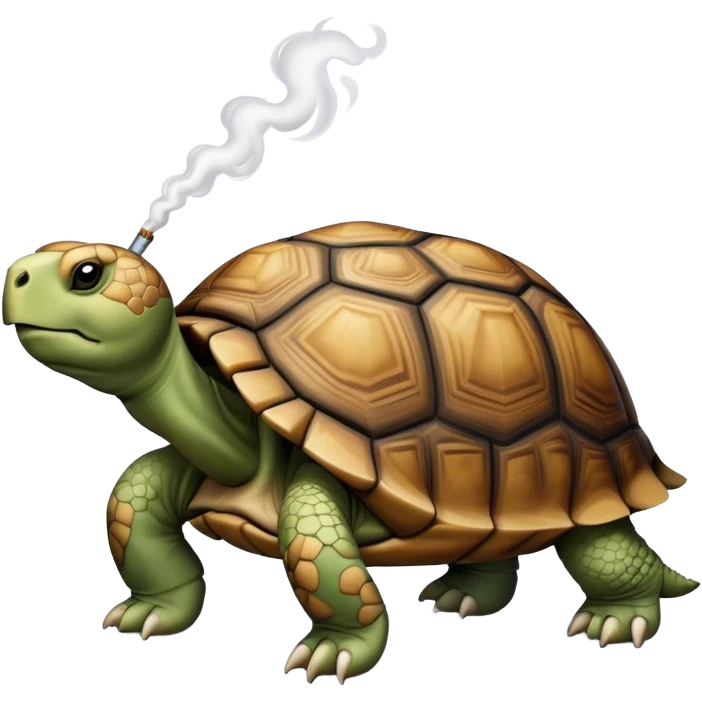 tortoise smoking emoji