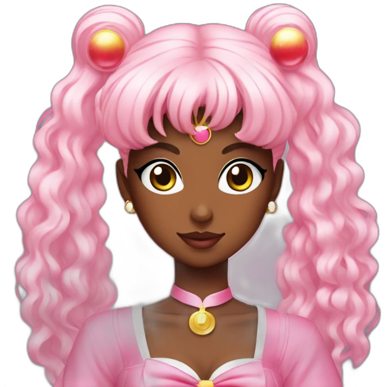 sailor moon black lady emoji