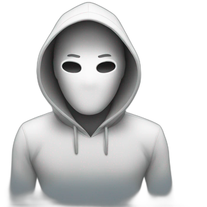 hacker in front of computer emoji