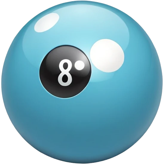 Light blue eight bl emoji