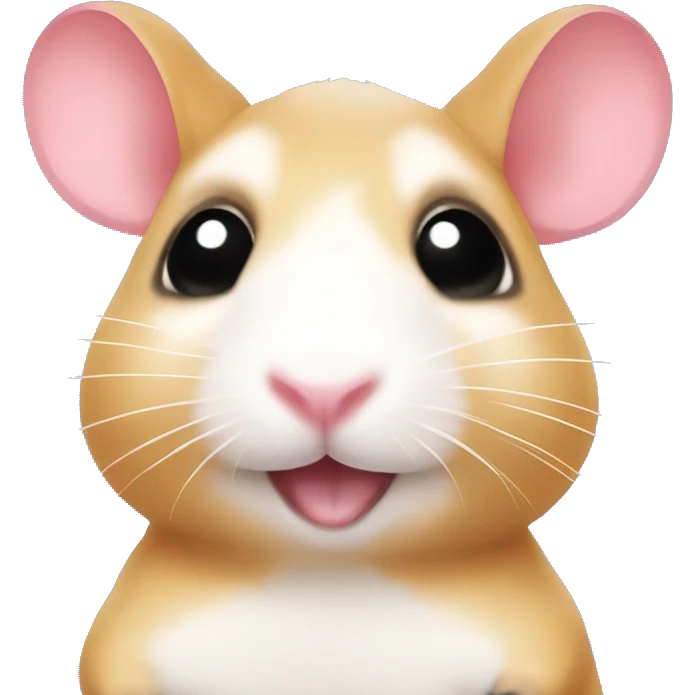 Coquette hamster emoji