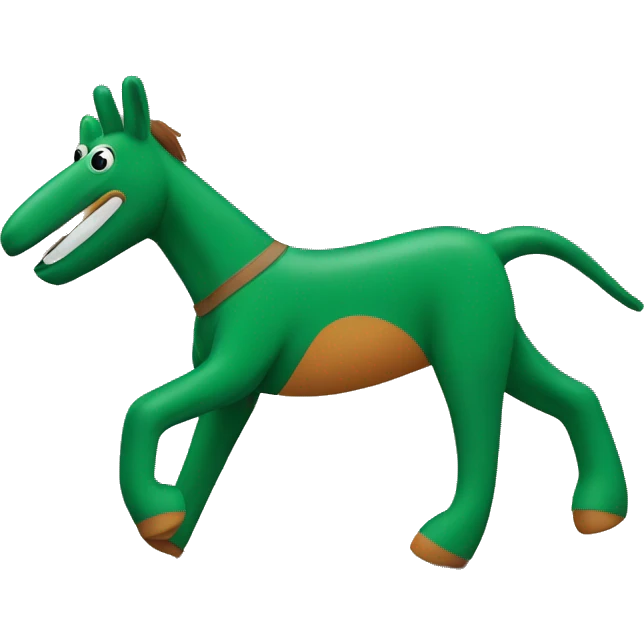 gumby riding pokey emoji