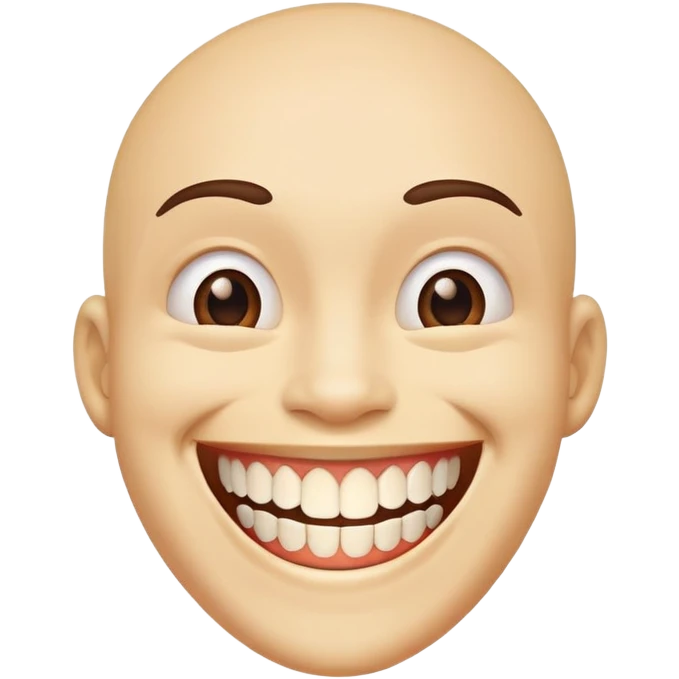 Dente com sorriso  emoji