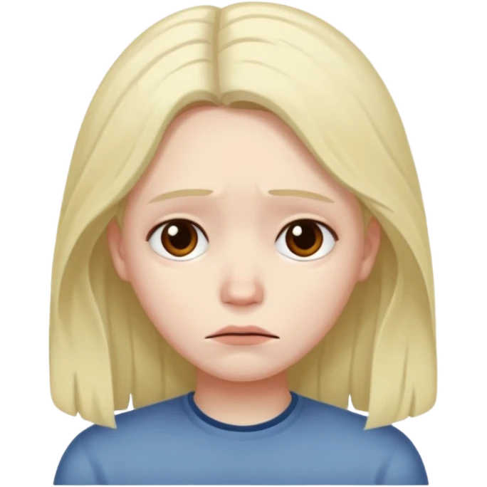 Sad face WITH A middle ringer emoji