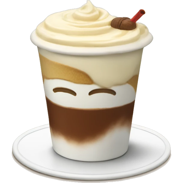 Costa Drink with cream on top  emoji