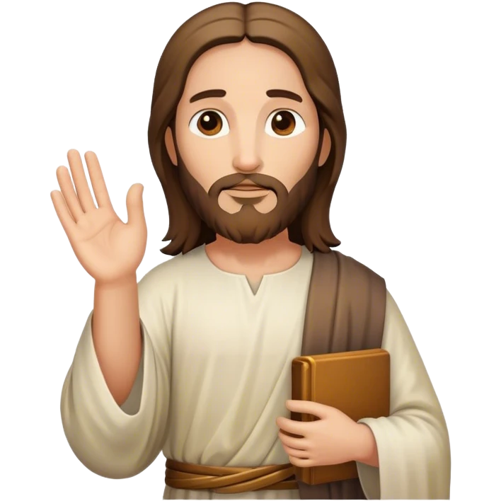 Jesus holding your hand emoji