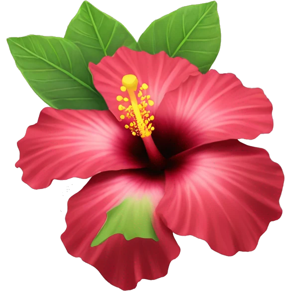 Hibiscus flower emoji