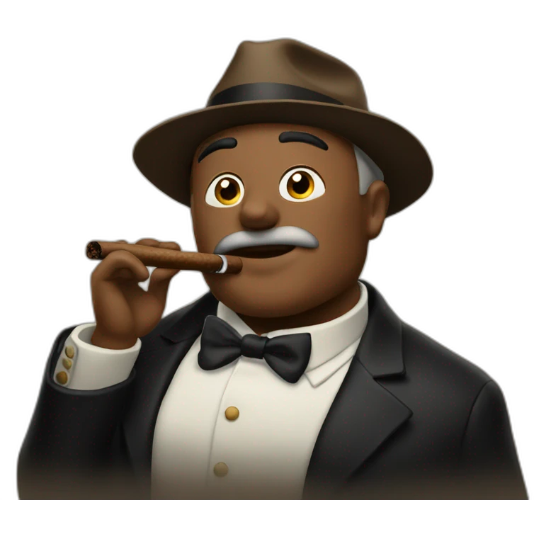 don smoking cigar emoji