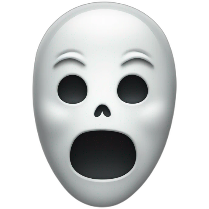 Ghost face emoji