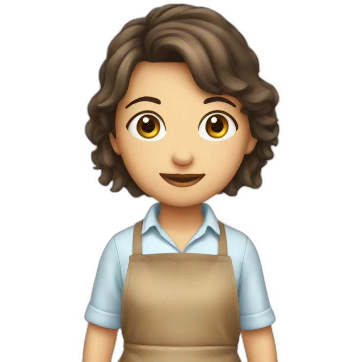 Cute apron emoji