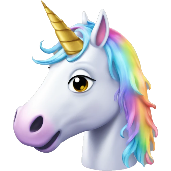 Unicorn puking ￼ emoji