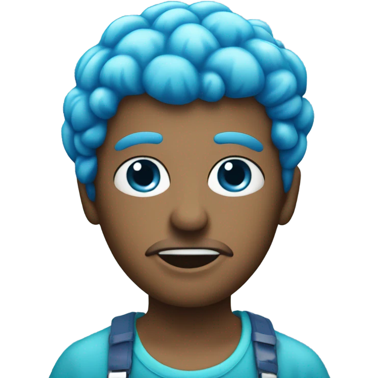 Blue raspberry slushy  emoji