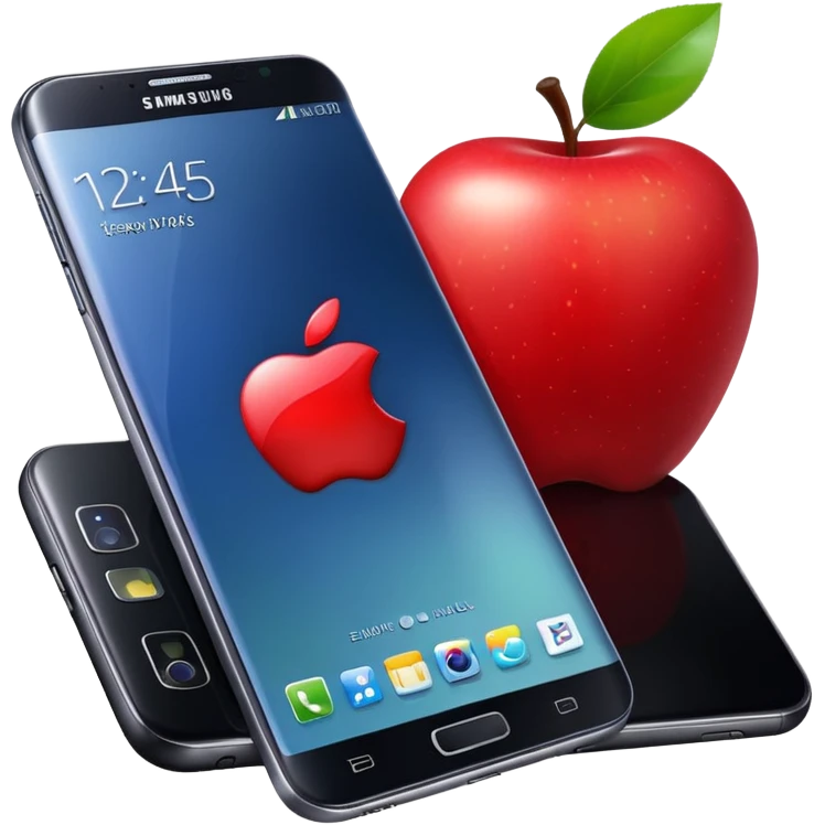 Apple VS Samsung  emoji