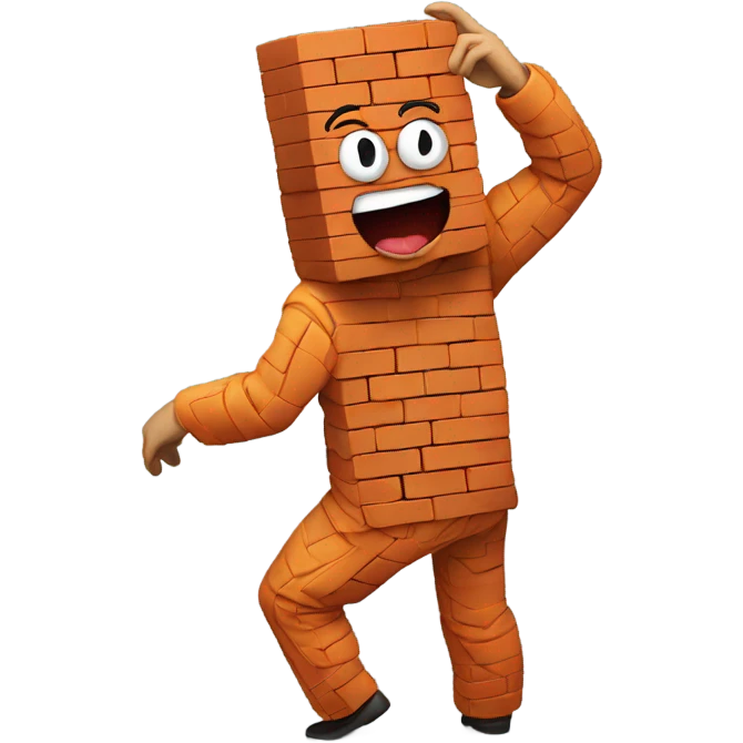 Brick twerk emoji