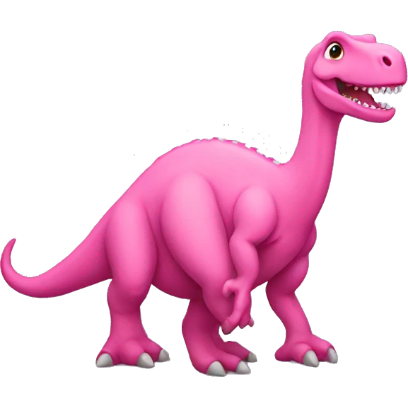Pink dinosaur  emoji