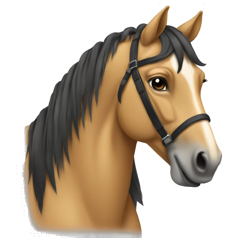 Buckskin horse emoji