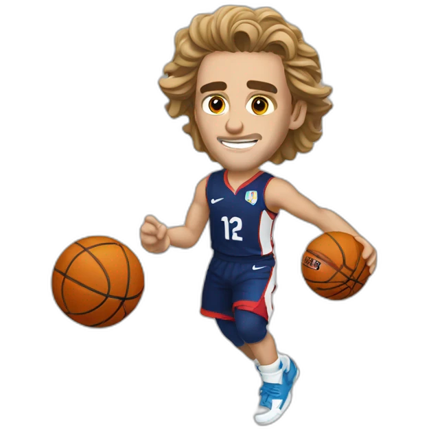 Griezmann playing basketball emoji