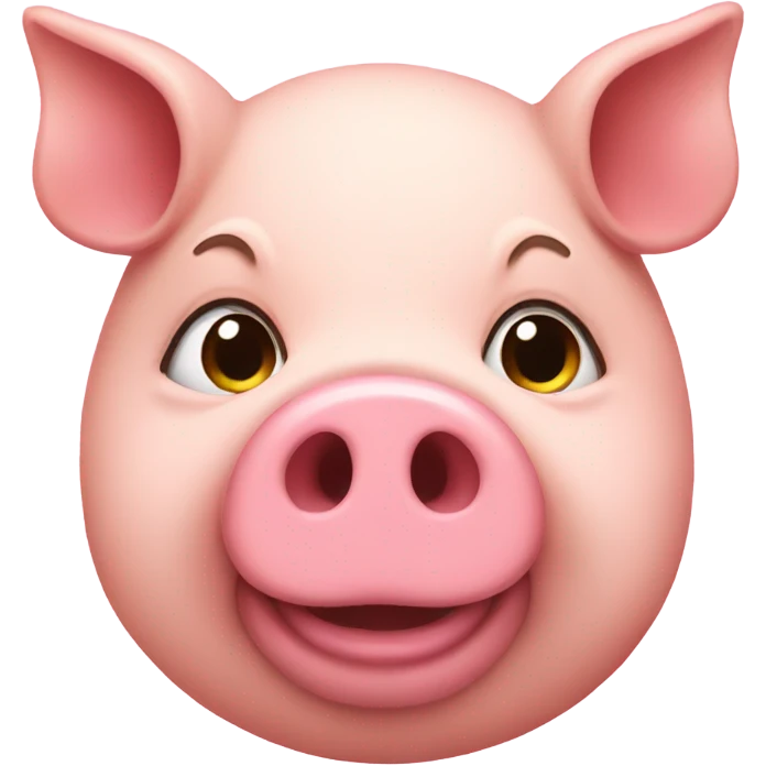 Fat pig emoji