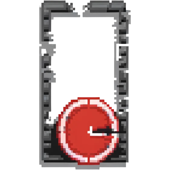 Red prohibition symbol, no entry sign with slash emoji