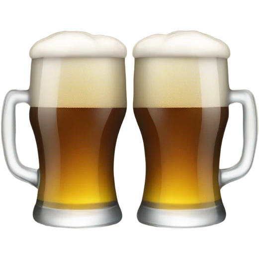 clink glasses of beer  emoji