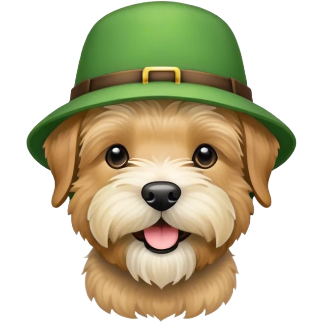 wheaten terrier st patrick’s day emoji