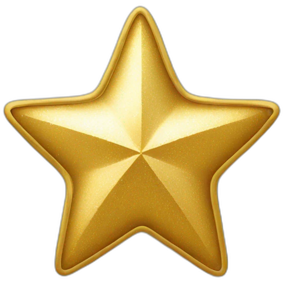 gold star that says "Beza star" inside it emoji