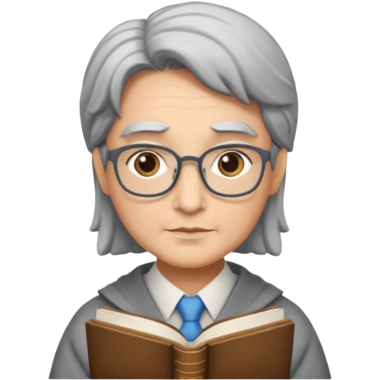 The wise librarian emoji