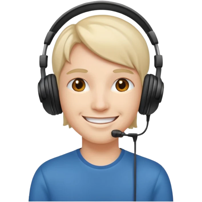 Una carita con audios emoji