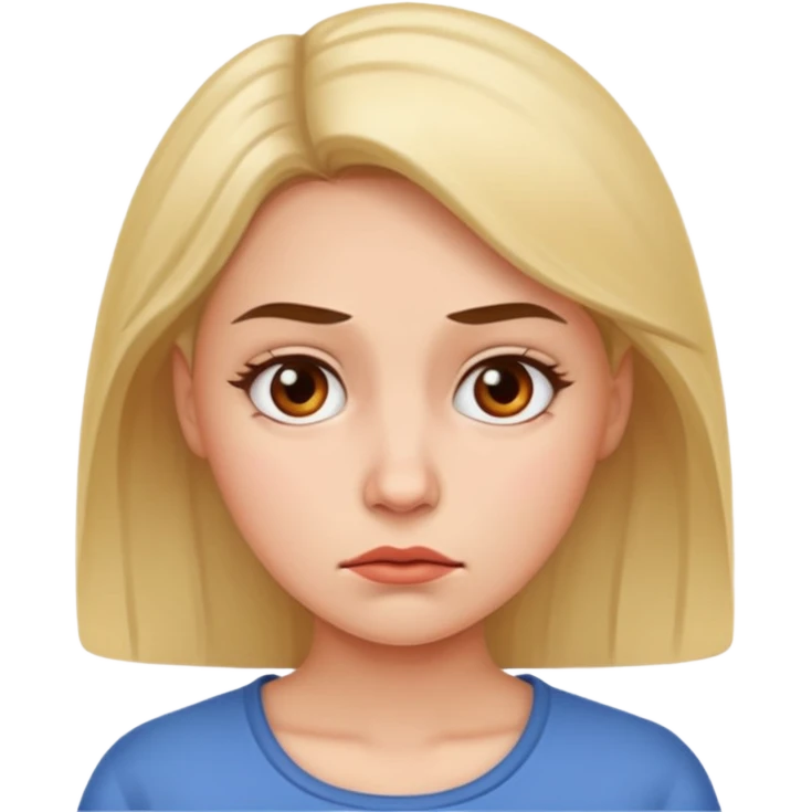 I want an emoji of a sassy woman looking unimpressed as if to say "yeah...no..." emoji