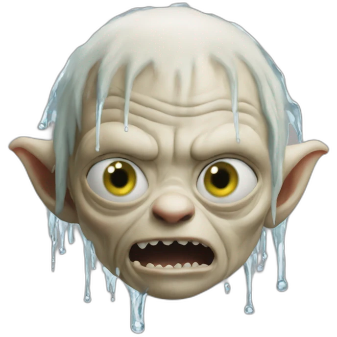 gollum freezing emoji