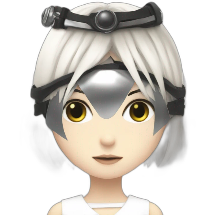 2b nier with her eye band emoji
