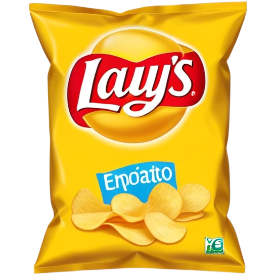 snack Lay brand, packaging emoji