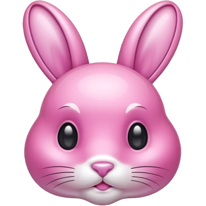 crystal bunny pink emoji