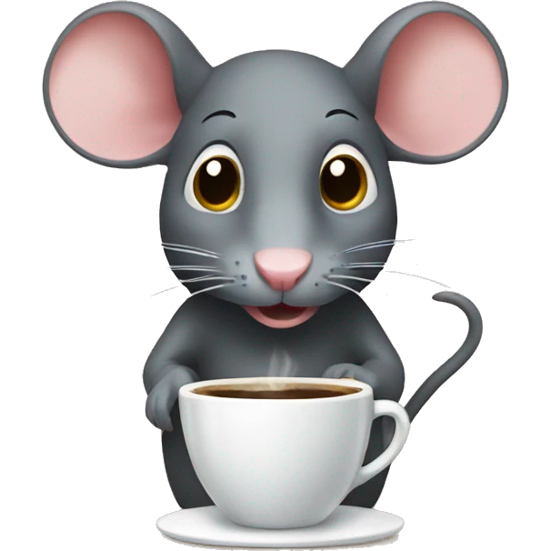 A rat making coffee  emoji