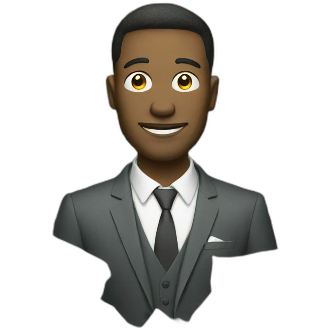Man with money emoji