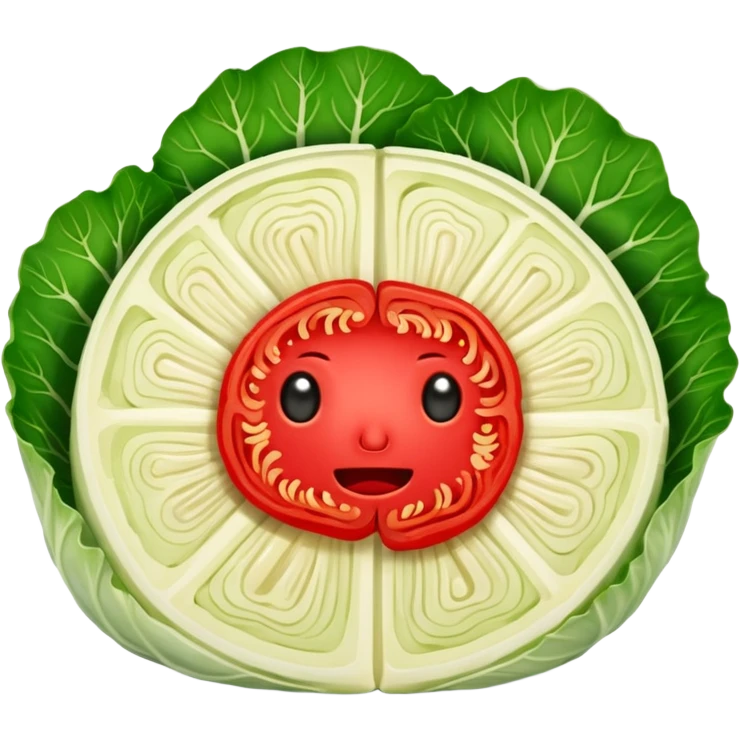 Kimchi kabbage slice  emoji